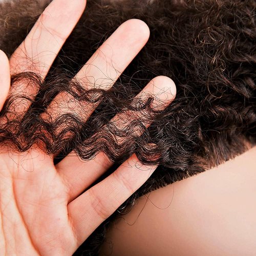African Mannequin Head with 100% Human Hair Curly Cosmetology Manican Mannequins Heads with Stand for Display Practice Braiding Styling Training Head Hair Styling