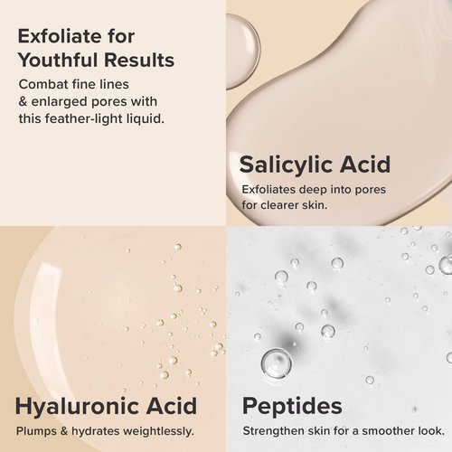Paula's Choice RESIST Daily Pore Refining Treatment 2% BHA Exfoliant, Face Exfoliator with Salicylic Acid & Hyaluronic Acid, Liquid Exfoliant for Oily, Normal and Combination Skin, 3oz