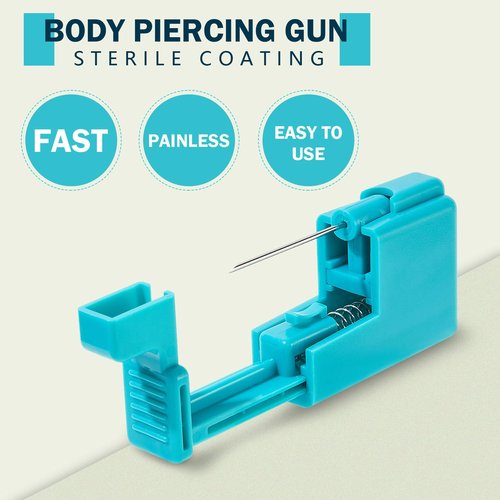 Beautidots 14G 16G 20G Body Piercing Kit for Belly Button/Lip/Tongue/Ear/Nose/Eyebrow/Nipple Piercing Gun Kits Safe Body Piercing Needle Tools for Women Men, 389-24pcs