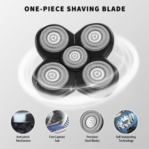 UPTARD Head Shaver Replacement Heads Shaver Replacement Blades Refills Compatible with Freebird Shaver (4)