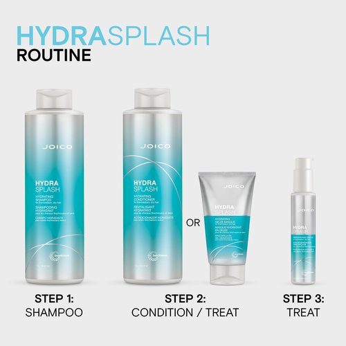 Joico HydraSplash Hydrating Conditioner | For Fine, Medium, Dry Hair | Replenish Moisture | Add Hydration & Softness | With Sea Kelp & Coconut Water | 33.8 Fl Oz