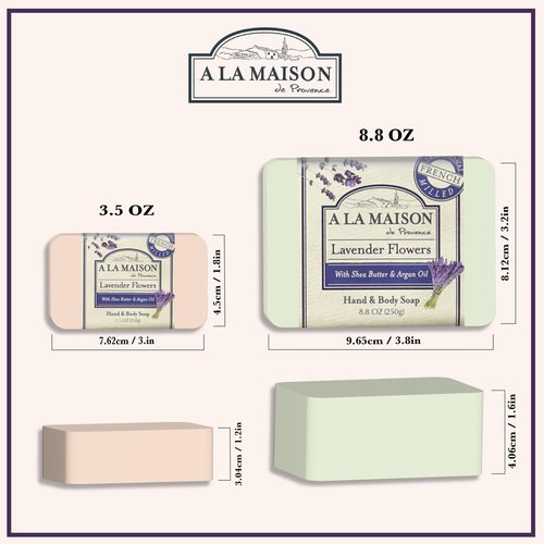 A LA MAISON Coconut Charcoal Bar Soap - Uses: Hand and Body, Triple Milled, Essential Oils, Biodegradable, Plant Based, Vegan, Cruelty-Free, Alcohol & Paraben Free (3 Bars of Soap, 8.8 oz)
