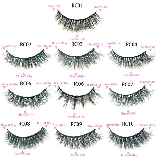 Ellazzle 30 Pairs False Eyelashes Natural, Wholesale 5D Fuffy Volume Lashes, Faux Mink Eyelash Bulk with Portable Boxes