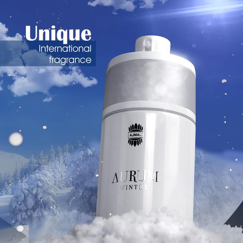 Ajmal Aurum Winter Eau De Parfum 2.5 Oz / 75 ML For Her | Long Lasting Citrus Fruity Fragrance - Made In Dubai