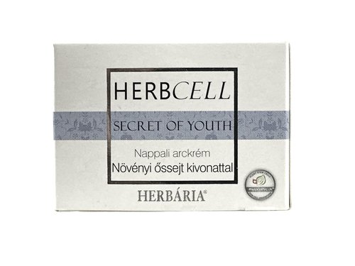 HERBCELL Anti-Aging Day Cream with Plant Stem Cells & Collagen - Moisturizing Face Cream for Wrinkle Repair, Firming, and Hydration - 1.7 oz