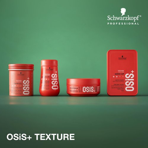 OSiS+ Flexwax – Ultra Strong Cream Wax, 2.8 oz – Long-lasting Hold for Creative Hair Styling – Moldable Texturizing Hair Wax for Wild Styling and Shine – Washes Out Easily