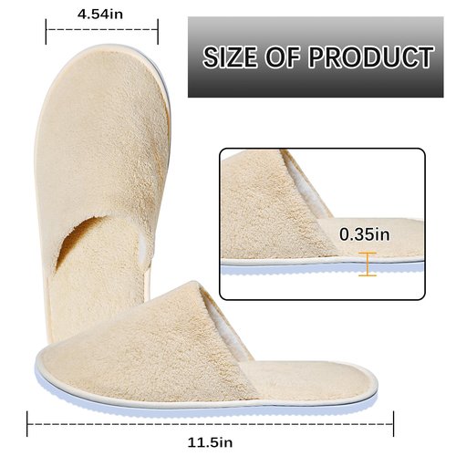 SENJUNSAFE 14 Pairs guest slippers disposable for guests Washable Reusable Which Can Be Used As Women Men House Indoor Bathroom Bedroom hotel(US Men Size 10Women 11)