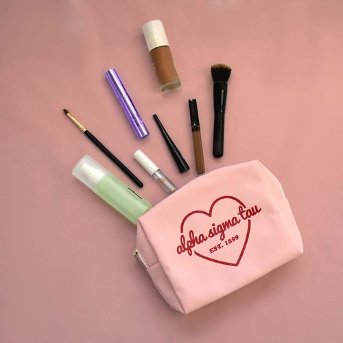 Sorority Shop - Kappa Alpha Theta Sorority Pink Makeup Bag