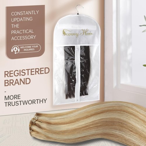 Ve Sunny Human Hair Clip in Extensions Blonde Hair Extensions Clip ins Dirty Blonde Highlighted Platinum Blonde Clip in Hair Extensions Short Hair for Women 12inch 5Pcs 80G
