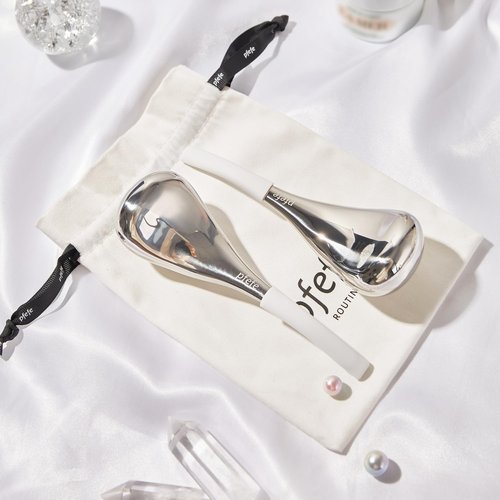pfefe Cryo Sticks Facial Skin Care Ice Globes for Women Face Eyes, Stainless Steel Face Beauty Tools for Girls Ladies, Esthetician Supplies Cooling Spa Globes with Storage Case