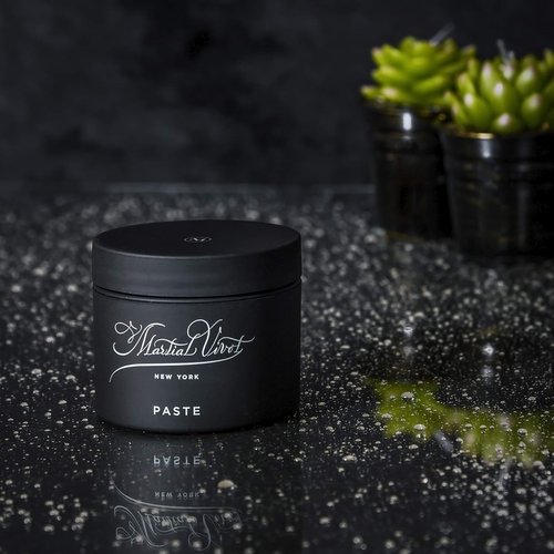 Martial Vivot Men's Certified Organic Styling Hair Paste for Strong Hold Styling Paste and All Natural Men's Styling Product Sulfate Alcohol Free Aloe Vera Base