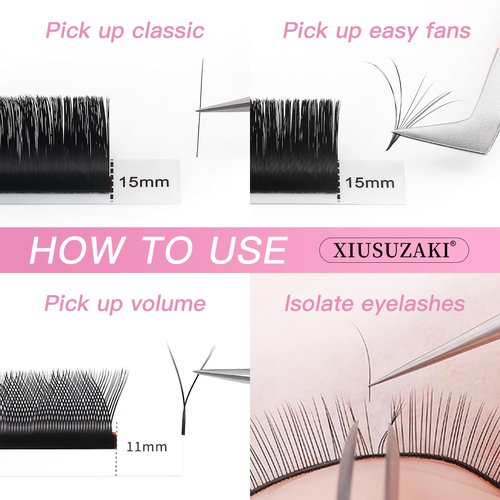 Lash Tweezers For Eyelash Extensions Fiber Tip Lash Tweezers Pink Straight/Curved Tweezer(Pink,X06)