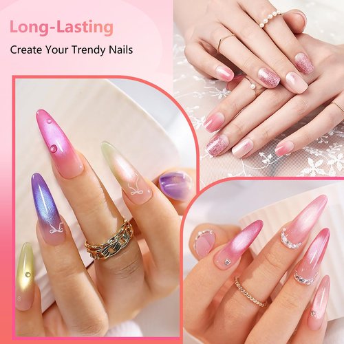 Acrylic Nail Kit for Beginners with Everything - Practice Hand for Acrylic Nails - 6PCS Nail Powder Liquid Set with UV Lamp - Professional Manicure Set in Pink Bag for Starter Home Salon (Purple-1)