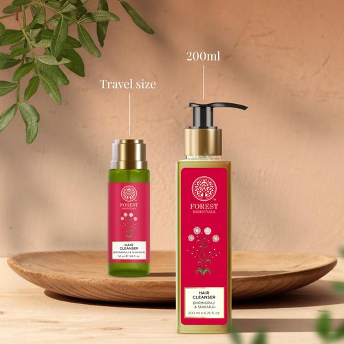 Forest Essentials Hair Cleanser, Bhringraj and Shikakai, 200ml