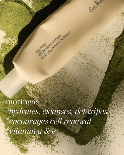 Ere Perez - Natural Moringa All-Beauty Crème | Vitamins A + E, Lemon Balm, Prickley Pear | Hydrates, Plumps, Soothes | Vegan, Cruelty-Free, Palm-Free, Clean Beauty (1.7 oz | 50 g)