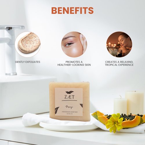 ZÆT Papaya Soap Bar - 8 Pack