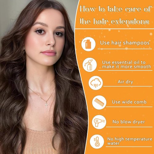 YDDM Tape in Hair Extensions Human Hair Dark Brown 16 Inch 20pcs 100% Remy Human Hair for Women Straight Invisible Seamless Remy Tape in Hair Extensions(2#,16 Inch)