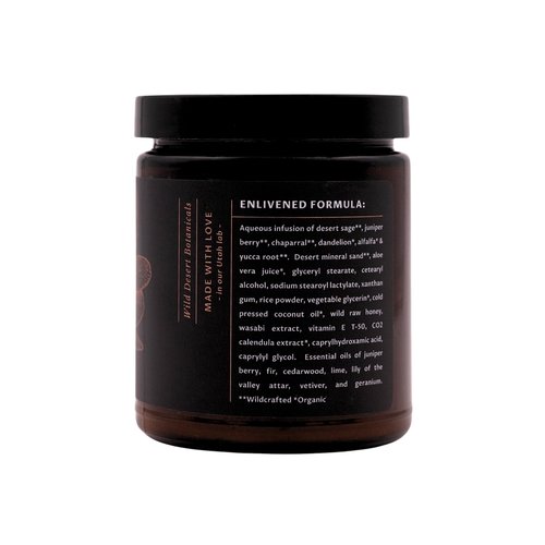 Sand Red Mineral Polish for Body & Face - Deep Exfoliator Scrub with Desert Mineral Sand - Natural Ingredients - Skincare for Women and Men (9 oz)