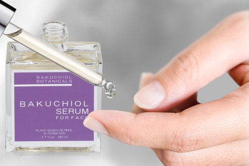 Bakuchiol Botanicals Facial Serum - Natures Plant-Based Retinol - Evens Tone & Complexion - Repairs Acne & Sun Damage - Boost Collagen Production - Smooth Skin - Elasticity - Calms Iritation - 1.7oz