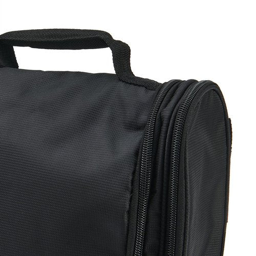 TravelWise Hanging Toiletry Bag, Travel Toiletry Organizer, Black