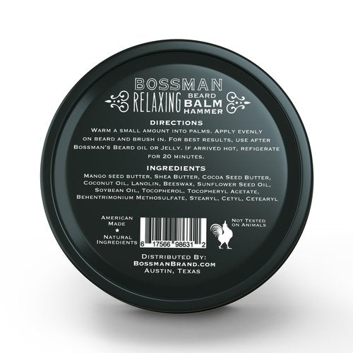 Bossman Beard Oil Jelly and Relaxing Beard Balm Combo- Naked Scent
