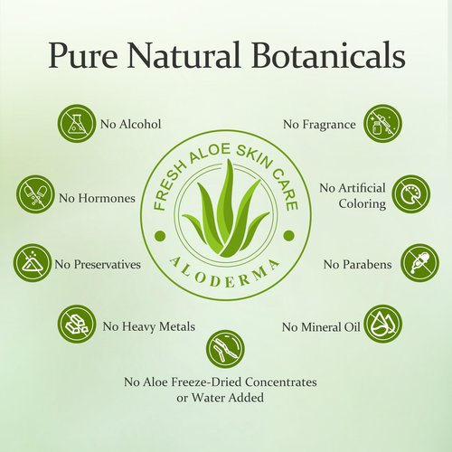 Aloderma 71% Organic Aloe Vera Hydrating Face Moisturizer for Soft and Nourished Skin - Light and Oil-Free Aloe Vera Moisturizer with Hyaluronic Acid for Soothing Hydration - Face Lotion, 3.5oz