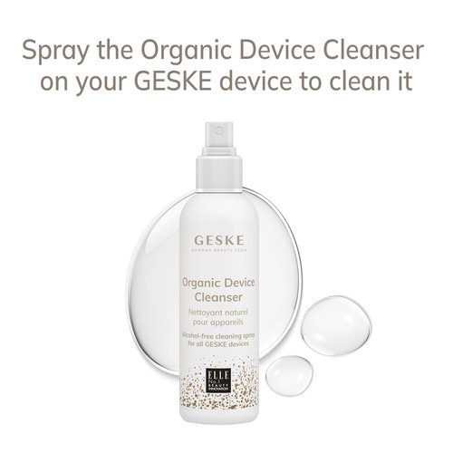 GESKE Body Brush | 4 in 1 | Design with Metal Ring | Cleansing Brush for The Entire Body | Professional Deep Cleaning | Soft Silicone Bristles | Ergonomic Two-Finger Design