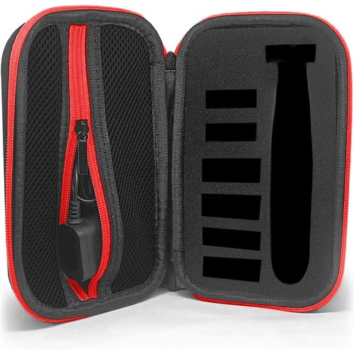 LinMei Hard Case Compatible with One Blade Trimmer, Travel Organizer Carrying Box for QP2520, QP2530, QP2620, QP2630 Face & Body Electric Trimmer Shaver