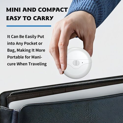 Electric Nail Clipper, 3 Speeds Strong Power Electric Smart Nail Clippers, 2 in 1 Automatic Nail Trimmer with Polishing, Electric Nail Clippers for Seniors Seniors, Kids, Adults