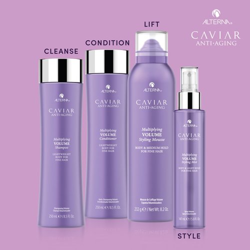 Alterna Haircare CAVIAR Anti-Aging Multiplying Volume Styling Mist, 5 Fl Oz | For Fine, Thin Hair | Light Hold | Create Instant Volume and Thickness | Sulfate Free