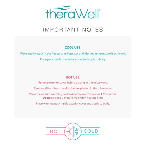 Therawell Anti-Stress Hot/Cold Clay Bead Sinus Eye Mask, Lavender & Chamomile, Pink
