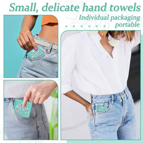 BUAEL Travel Deodorant 300 pieces of Antiperspirant deodorant Wipes And Body Wipes Individually Wrap Hypoallergenic Mini Deodorant Underarm Sweating And Travel To Clean Skin For Female Male Teenagers