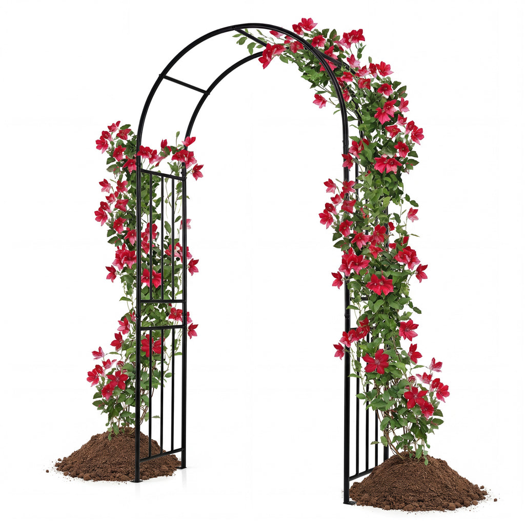 7.2 Feet Garden Arch with 8 Ground Stakes