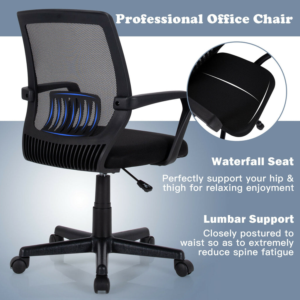 Mid-Back Mesh Executive Chair with Lumbar Support - B