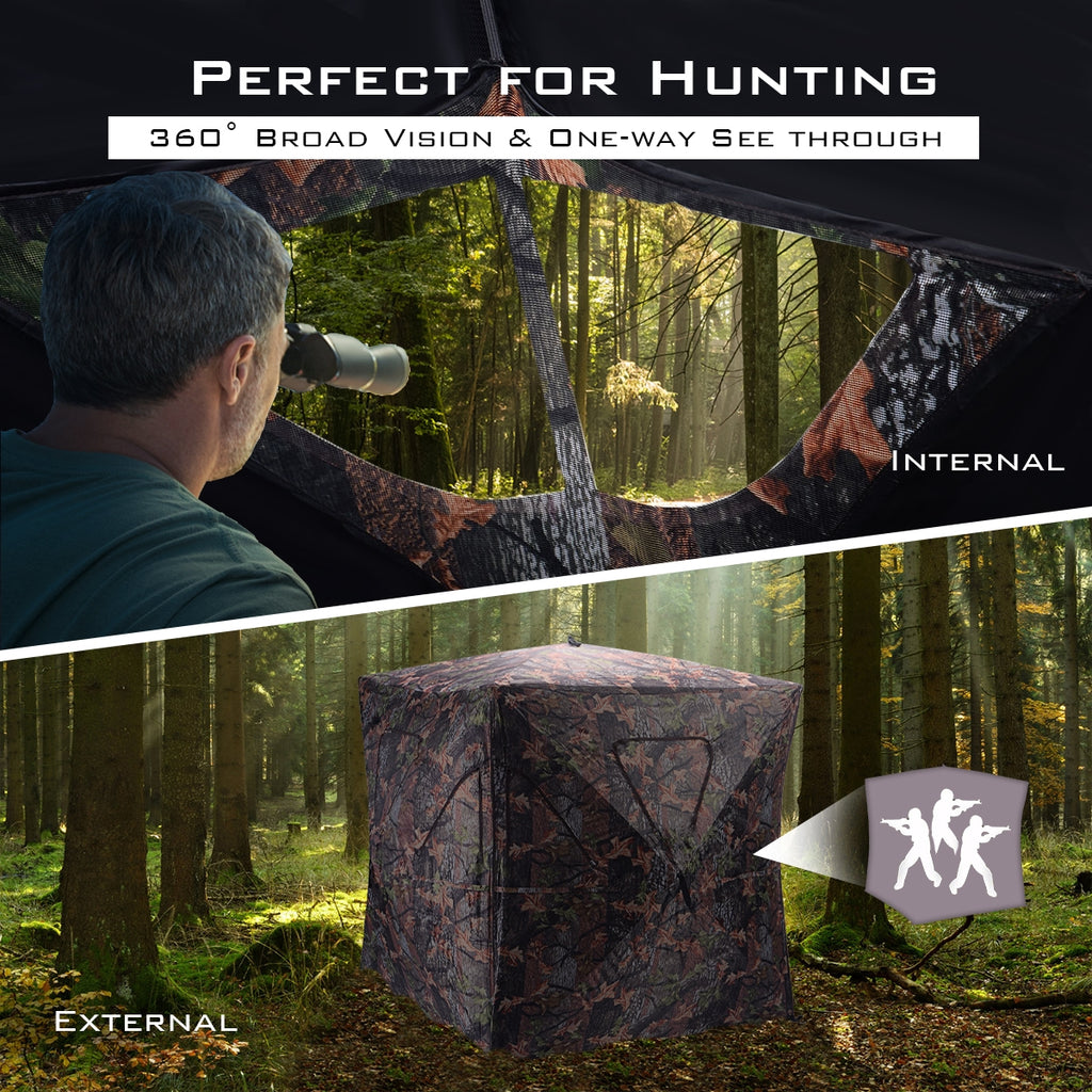 Portable Pop-Up Hunting Blind with 360° View - Style 1