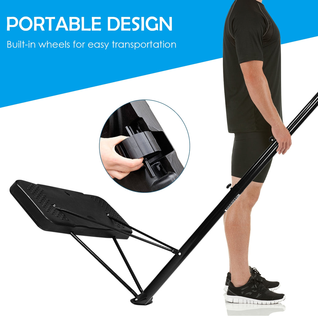 Adult 6.5-10 FT Height Adjustable Indoor Outdoor Basketball Hoop with Fillable Base