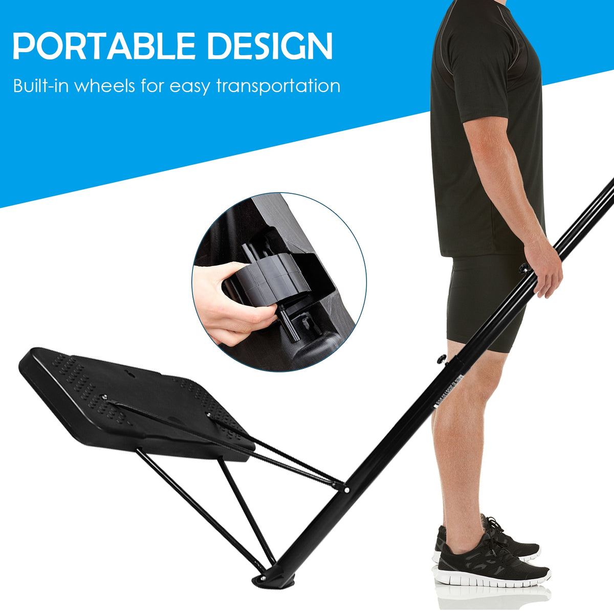 Adult 6.5-10 FT Height Adjustable Indoor Outdoor Basketball Hoop with Fillable Base