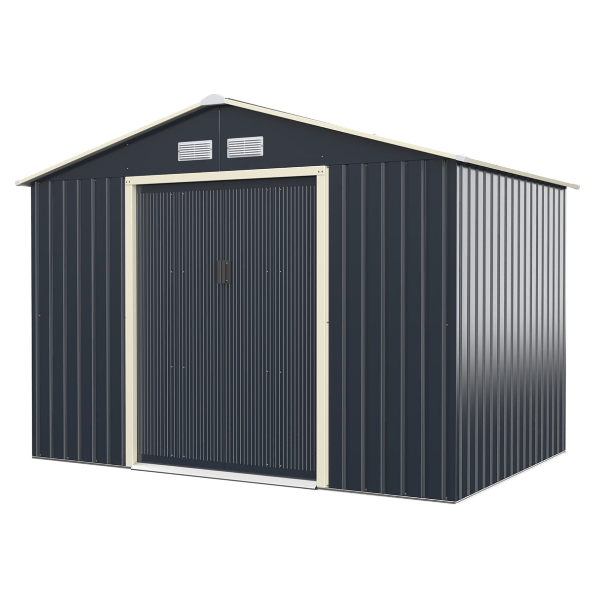 9 x 6 Feet Metal Storage Shed for Garden and Tools