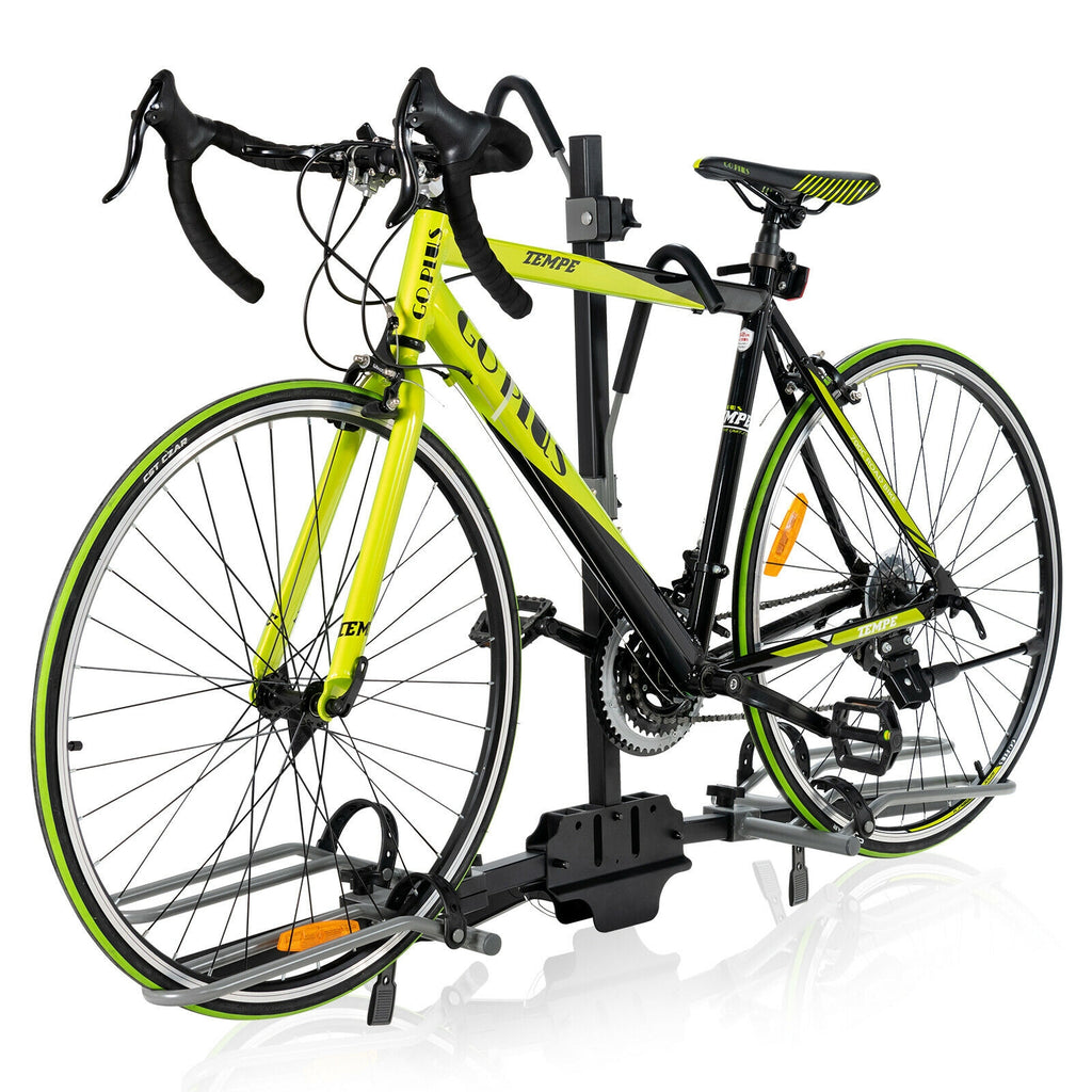 2-Bike Hitch Mount Rack for 1-1/4" & 2" Receiver - Black