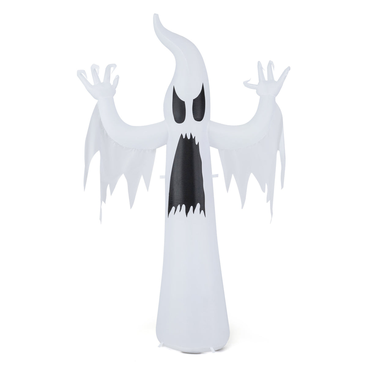 7.7 FT Tall Halloween Inflatable Ghost with RGB LED Lights - Outdoor Decoration