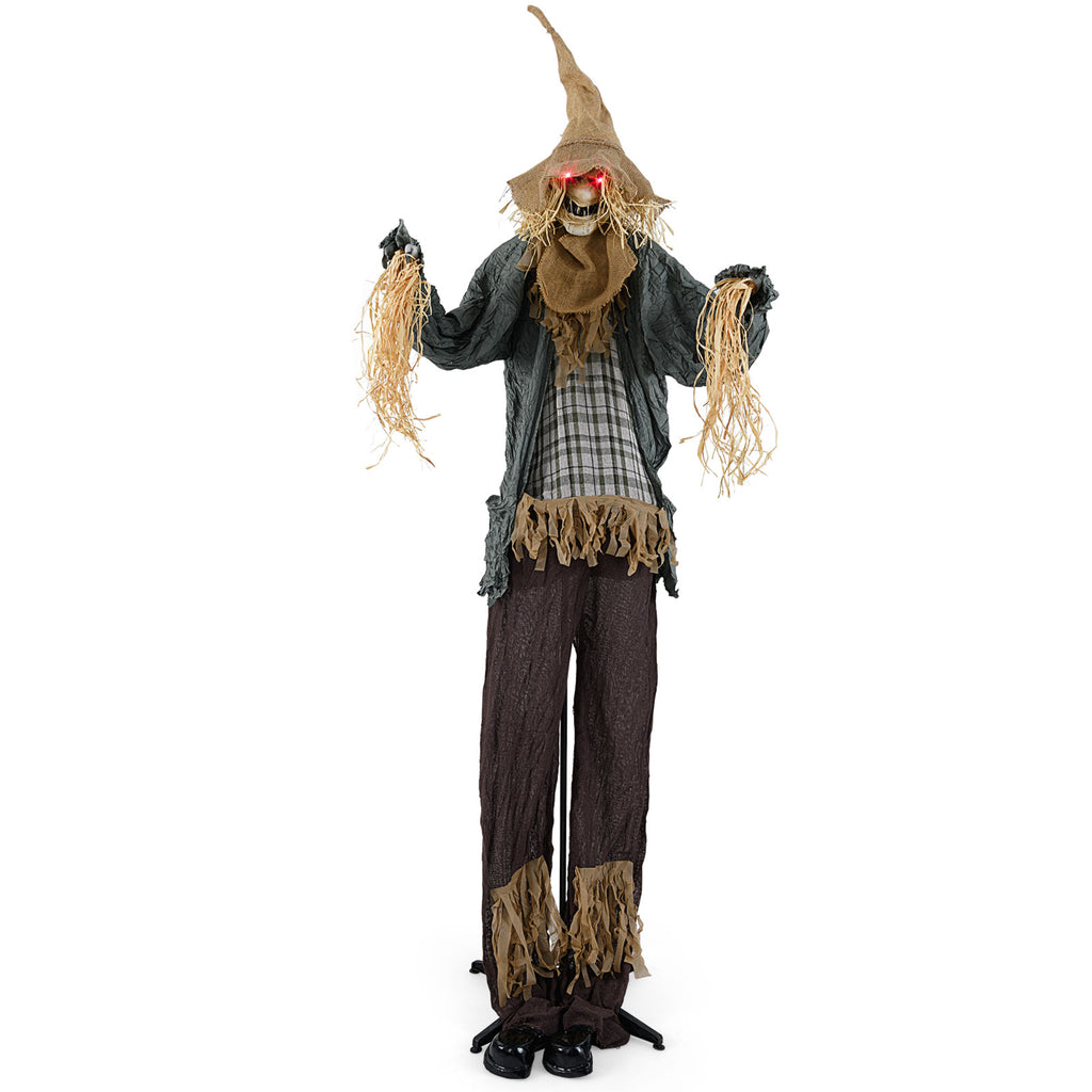 Halloween Groundbreaker Climbing Zombie with Light-Up Eyes & Creepy Sound - Crawling Animated Horror Decor - Variation: Climbing Zombie
