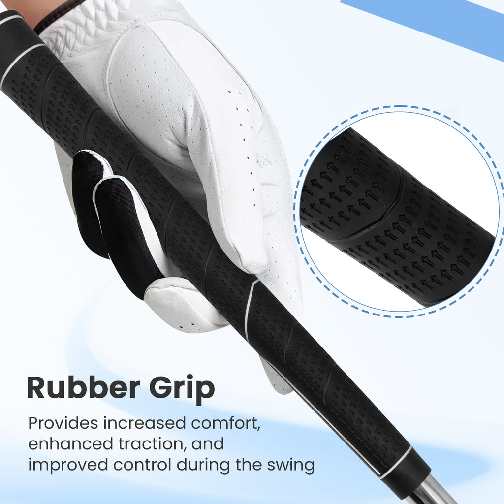 Golf Iron for Men with Steel Shaft and Headcover - Lightweight Aluminum Club