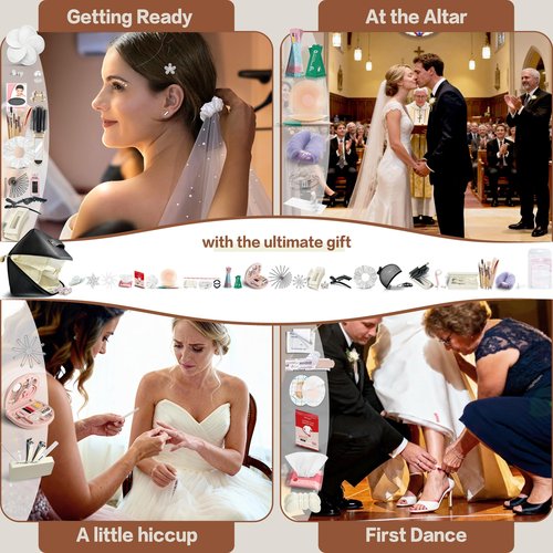 Wedding Emergency Kit | 300+ Piece Bridal Emergency Kit for Wedding Day, 33 Tool Types