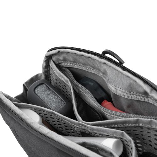 Peak Design Small Wash Pouch, Coyote, Ocean Edition, Travel Toiletry Bag, Upright or Hanging Dopp Kit with Pockets, Magnetic Toothbrush Pocket, Wide UltraZip Opening, Toiletry Bag for Men and Women