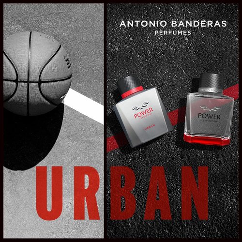 Antonio Banderas Perfumes - Power of Seduction Urban, Eau de Toilette for Men - Long Lasting - Elegant, Masculine and Sexy Fragance - Citrus, Woody and Vanilla Scent- Ideal for Day Wear - 3.4 Fl Oz