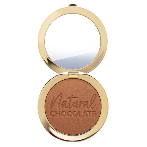 Too Faced Natural Chocolate Bronzer | Sheer-to-Medium Coverage with Natural Finish + Sun Kissed Glow, 0.31 Ounce, Caramel Cocoa