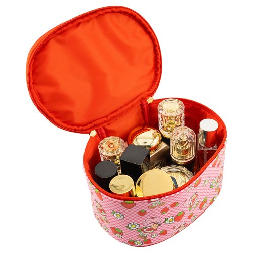 Strawberry Shortcake Makeup Bag – Makeup Organizer, Travel Toiletry Bag for Women & Girls | Cute Cosmetic Bag, Train Case for Kids, Travel Bag, Toiletry Bag for Women, Make up Storage | Ages 3+