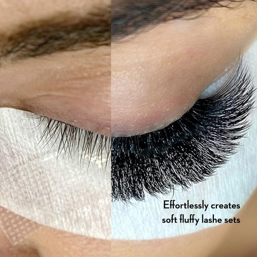 One V Salon Pro 6D Ultra-Speed Promade Fans, 1000 Premade Volume Lash Fans | C Curl | 0.07 | 8–14 mm Mixed Lengths | Thin Base, Quick Application Eyelash Extensions(Ultra 6D-0.07-C Curl)