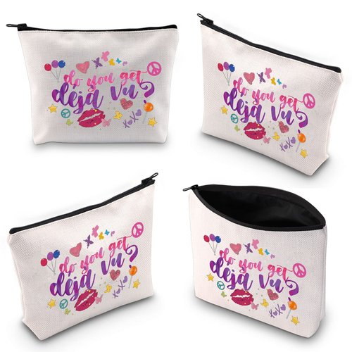 WZMPA Music Fans Cosmetic Bag Musical Inspired Fans Gifts Do You Get Deja Vu Makeup Zipper Pouch Bag For Women Girls(Do You Get Deja)