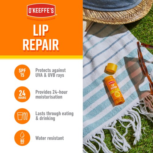 Gorilla Glue - O'Keeffe's Lip Repair & Protect Lip Balm SPF15 4.2g